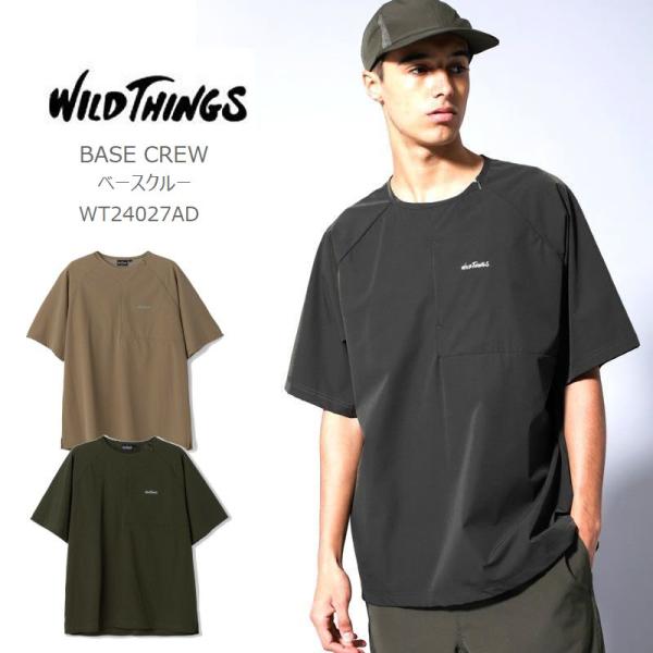 ワイルドシングス tシャツ クルーネックプルオーバー シャツ  WILD THINGS WT2402...