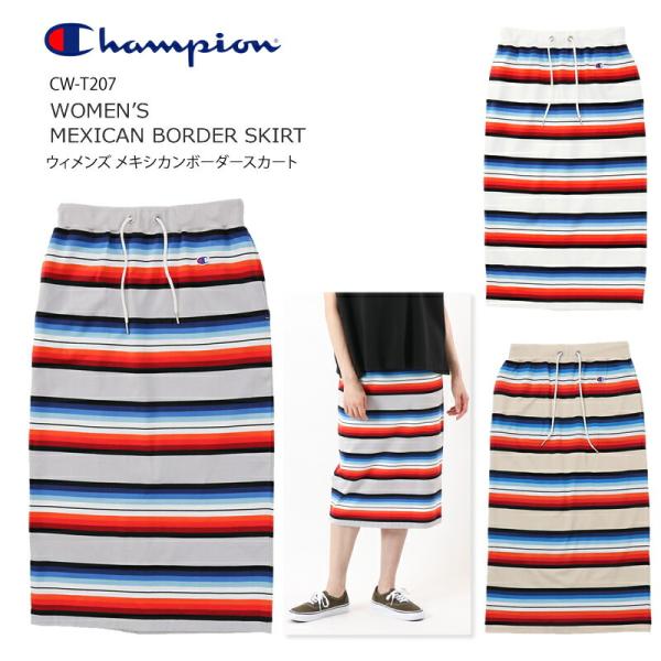 チャンピオン CHAMPION ウィメンズ メキシカン ボーダー スカート 21ss WOMEN'S...