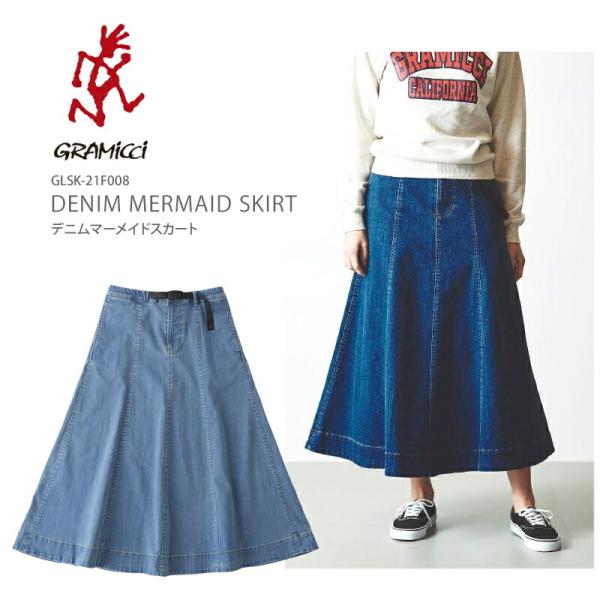 グラミチ デニム マーメイド スカート GRAMICCI GLSK-21F008 レディース ジーン...