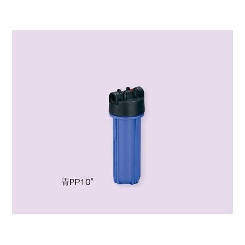 アズワン 青PP10NPT1/2 フィルターハウジング 250mm
