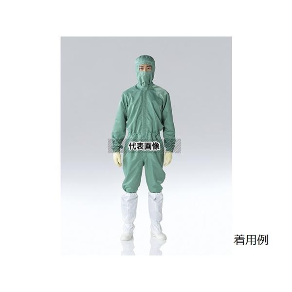 東洋リントフリー FD173C-08 4L オートクレーブ滅菌対応ツナギ服 深緑 4L