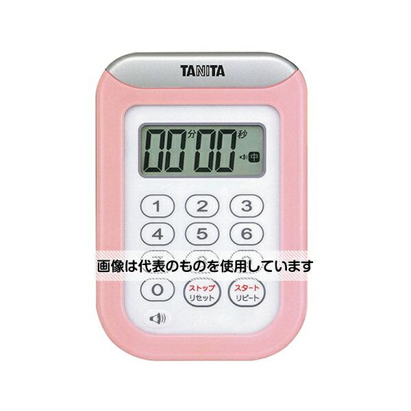 タニタ  デジタルタイマー丸洗いタイマー100分計ピンク TD-378 入数：1個
