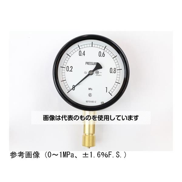 長野計器  密閉型圧力計(100Φ) 立形A枠 25MPa BE12-141 入数：1個