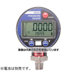 長野計器  高精度電池式デジタル圧力計 0.5MPa GC04174E4BXX3XXXXX0 入数：1個｜firstnet