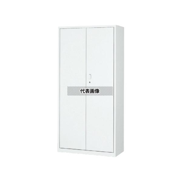 東洋事務器工業 0521-8000 A4対応書庫 ホワイト 両開き H1850型 下置専用 アジャス...