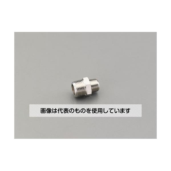 エスコ EA141CD-134 R 3/8xR 1/2 異径ニップル(真鍮製)