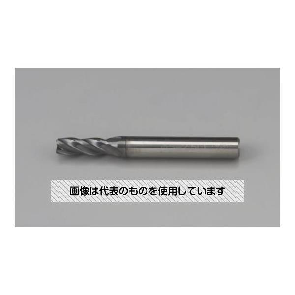 エスコ  2.0x 40mm エンドミル(AlCr coat/超硬・4枚刃) EA824RD-2.0...