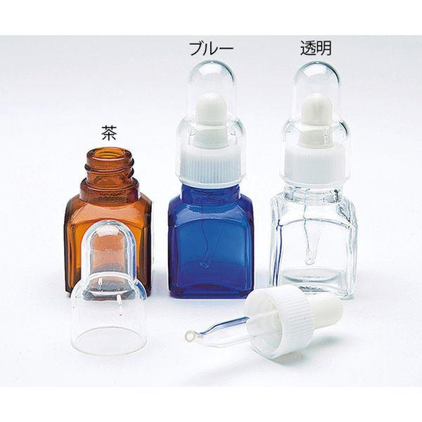 アズワン(AS ONE) スポイト薬瓶(オーバーキャップ付き) 9mL 透明 G-04