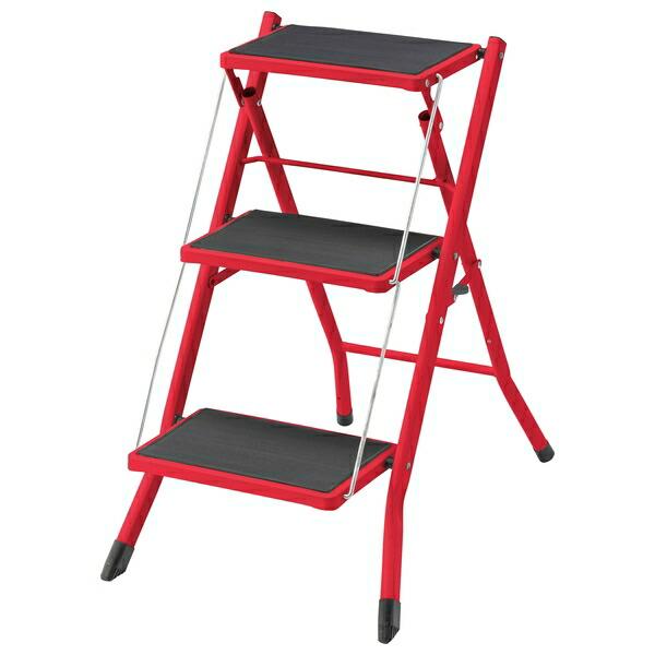 東谷  ステップ台 踏み台 ステップスツール 3段 折りたたみ 滑りにくい スリム コンパクト スチ...