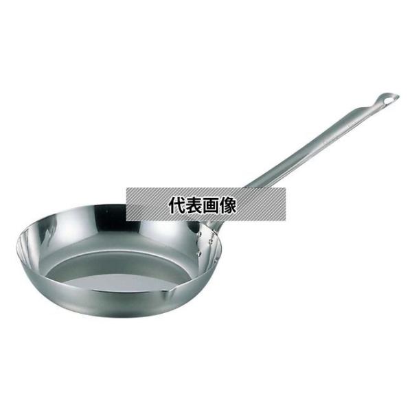 MARUTAMA(玉虎堂製作所) ステンレス 平柄 フライパン 20cm 20cm  No.0192...