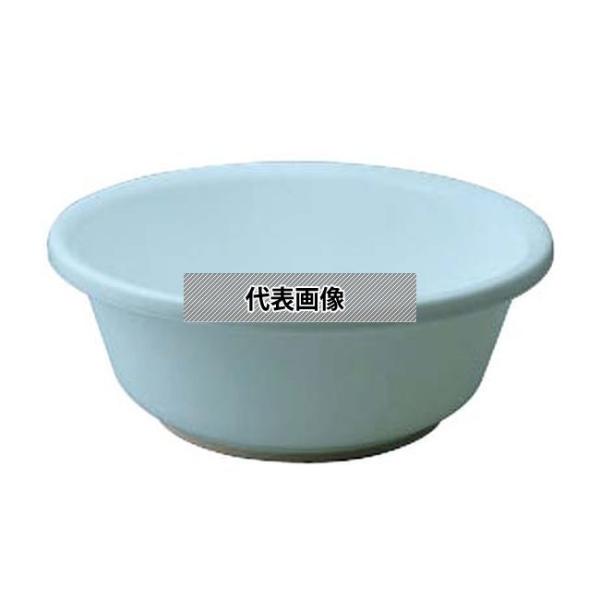 RISU(リス) H&amp;H 湯桶 ゴム付 (ブルー)  3.2L φ270×H102mm  店舗備品/...