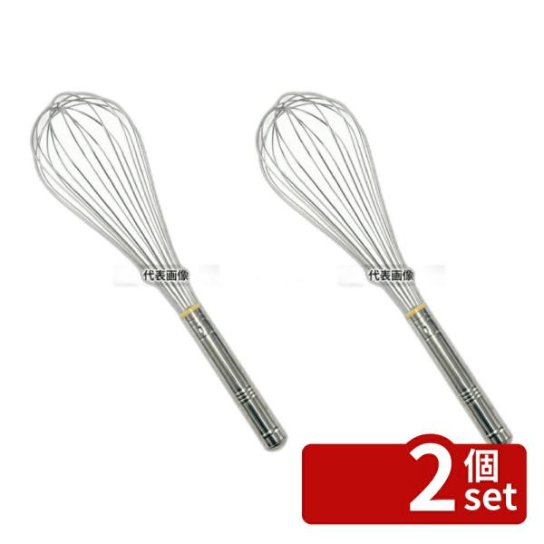 【2個セット】EBM(江部松) 18-8(ステンレス) 泡立 #14 42cm ステンキャップ 泡立...