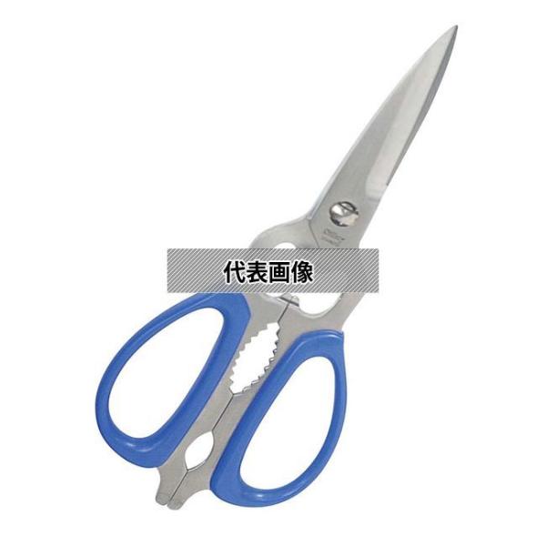 シルキー 料理バサミ NKS-215DT ブルー 215mm ハサミ  No.0700010