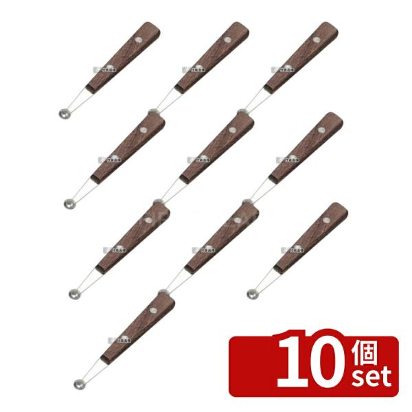 【10個セット】EBM(江部松) 18-8(ステンレス) 芋くり 3分 φ9×145mm  ピーラー...