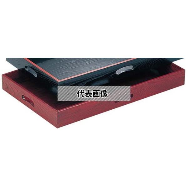 EBM(江部松)  木製 四方手カケ付 脇取盆 ケヤキ 11-312-16 630×400×H70m...