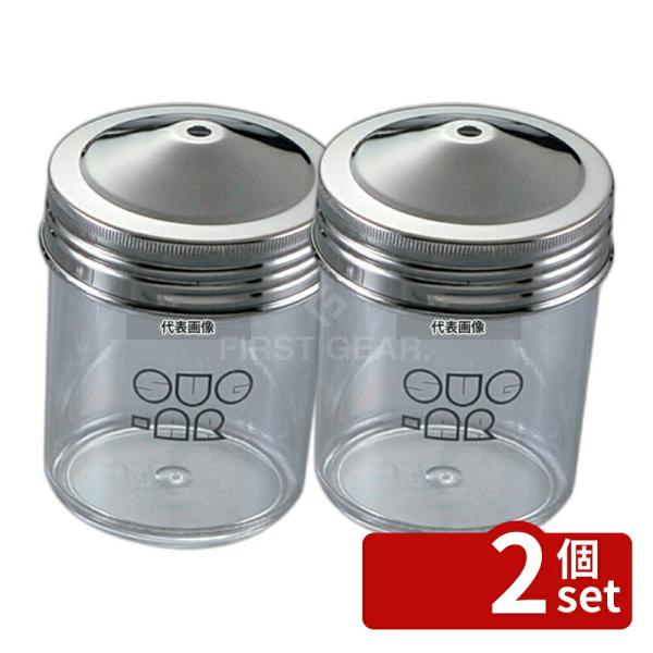 【2個セット】YUKIWA(三宝) UK ポリカーボネイト 調味缶 大 シュガー缶 φ75×H90 ...