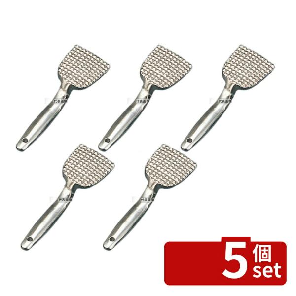 【5個セット】EBM(江部松)  肉タタキ ギザ型 80×60×210  No.0734600