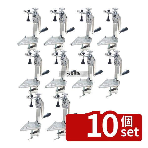 【10個セット】新考社 アイデアル チャンピオン缶切機 S-I 本体:53×225×H450  缶切...