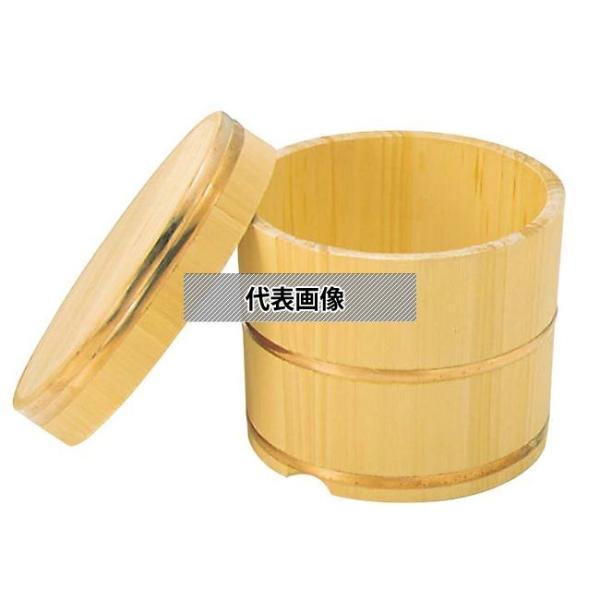 江部松商事 サワラ製 飯枢 (上物) カブセ蓋型 24cm φ270×H180(蓋付き) 飯枢  N...