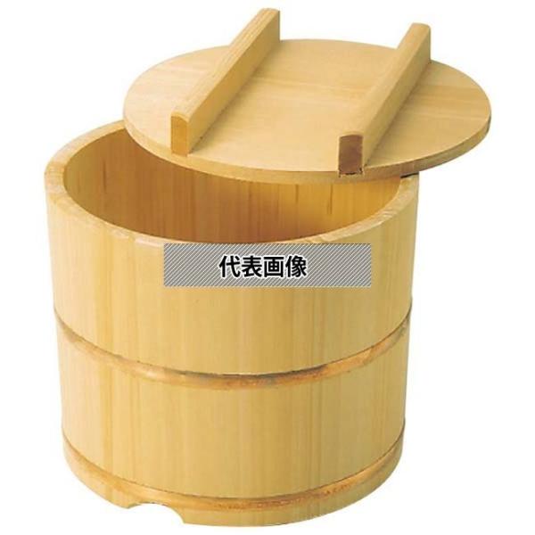 江部松商事 サワラ製 飯枢 (上物) ノセ蓋型 21cm 飯枢  No.0824900
