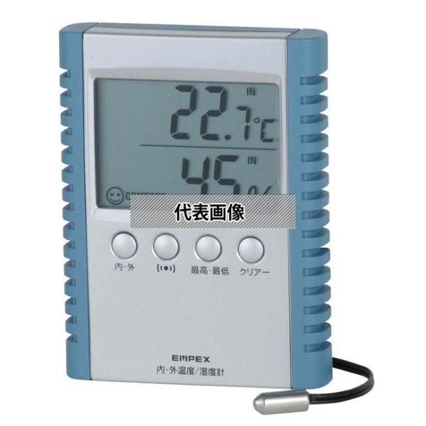 エンペックス気象計 デジタル温湿度計 デジコンフォ2 TD-8172 98×75×H18 温湿度計 ...