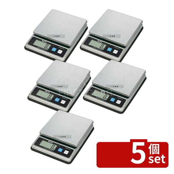 【5個セット】タニタ TANITA(タニタ) デジタルスケール 2kg KW-1458 217×16...