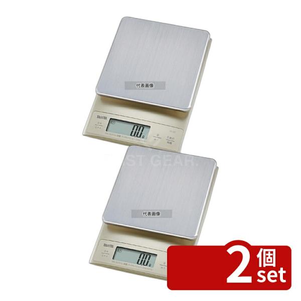 【2個セット】タニタ TANITA(タニタ) デジタルクッキングスケール 3kg KD-321 シル...