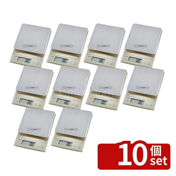 【10個セット】タニタ TANITA(タニタ) デジタルクッキングスケール 3kg KD-321 シ...