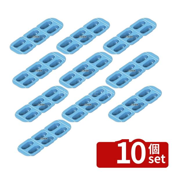 【10個セット】江部松商事 アサヒ ソフト食シリコン型 スシ型 ASU-B ブルー 25ml×6 2...