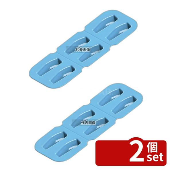 【2個セット】江部松商事 アサヒ ソフト食シリコン型 ソテー型 ASO-B ブルー 18ml×6 2...