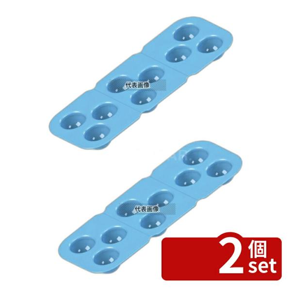 【2個セット】江部松商事 アサヒ ソフト食シリコン型 プチトマト型 APU-B ブルー 15ml×9...