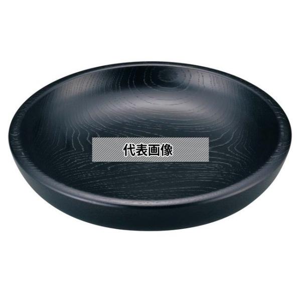 江部松商事 木製サラダボール ハーフ 黒 5吋 HF-401 ボウル  No.0909600
