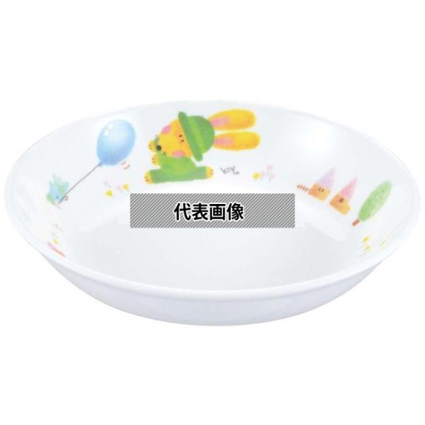 国際化工 メラミン子供食器 スイートラビット 深菜皿 D17SR 470ml φ168×H35  和...