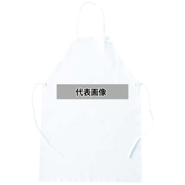 東和コーポレーション 耐油ウレタンエプロン ホワイト 丈(長さ):97cm、巾(胴回り):84cm ...