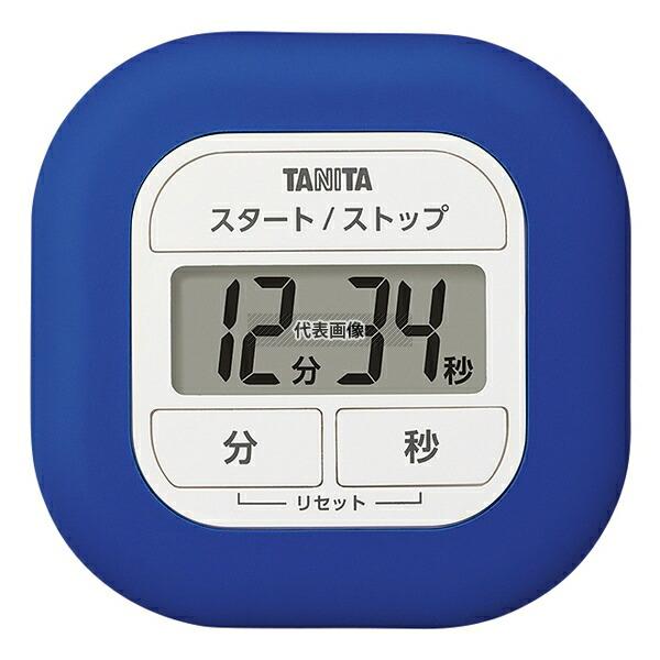 タニタ TANITA(タニタ) デジタルタイマー TD-420 ブルー 幅86  タイマー No.1...