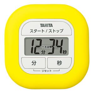 タニタ TANITA(タニタ) デジタルタイマー TD-420 イエロー 幅86  タイマー No.1141630｜firstnet