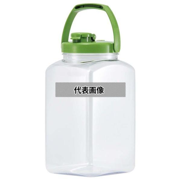 タケヤ化学工業 プラスチック カラー果実酒びん S型 4.0L グリーン 4L 外寸:129×157...