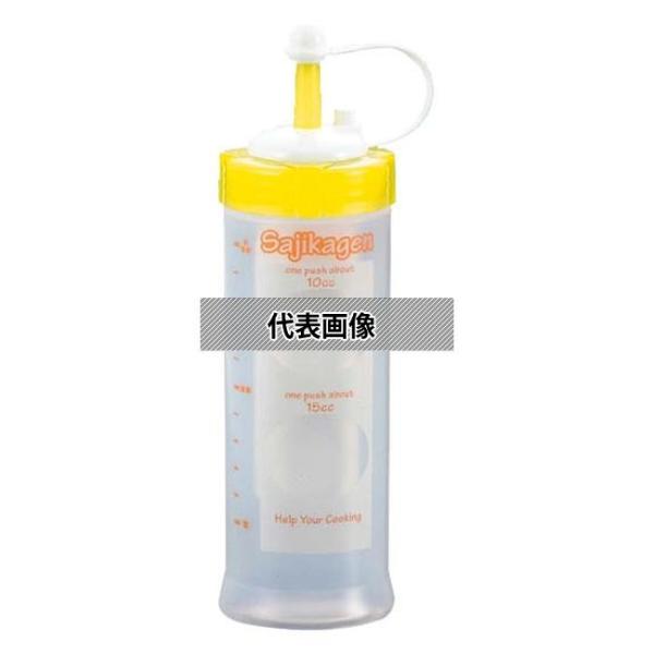台和 調味料ボトル サジカゲン ME-400S クリアイエロー 360ml φ62×H196  ディ...