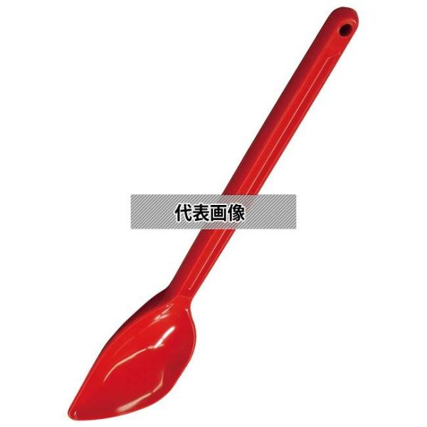 中温 シリコン ニュークリーンヘラ スプーンタイプ L380型 レッド 幅75×全長380  スパチ...