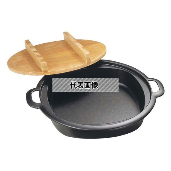 南部鉄 南部 鉄 すきやき兼餃子鍋 (木蓋付) 24cm 20044 280×310(取手含:350...