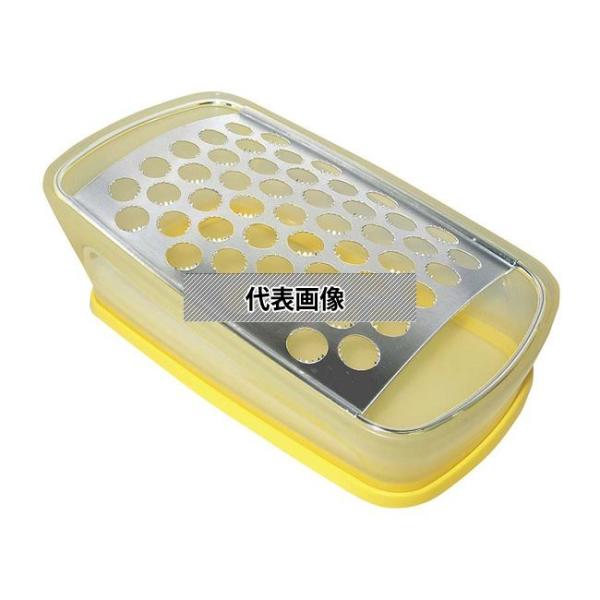 ザ・おろし 3210 イエロー 185×106×H60 おろし器  No.2018500