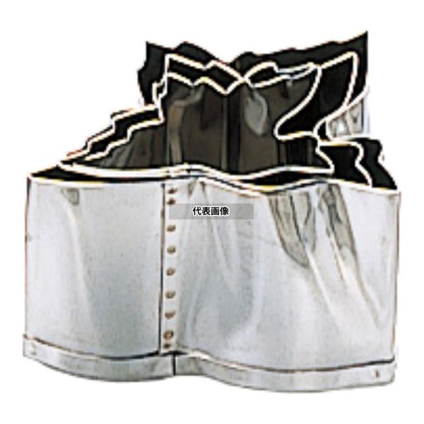 EBM(江部松) 18-8(ステンレス) 本職用厚口 抜型 3Pcs 鶴 目安:35(#3)・45(...