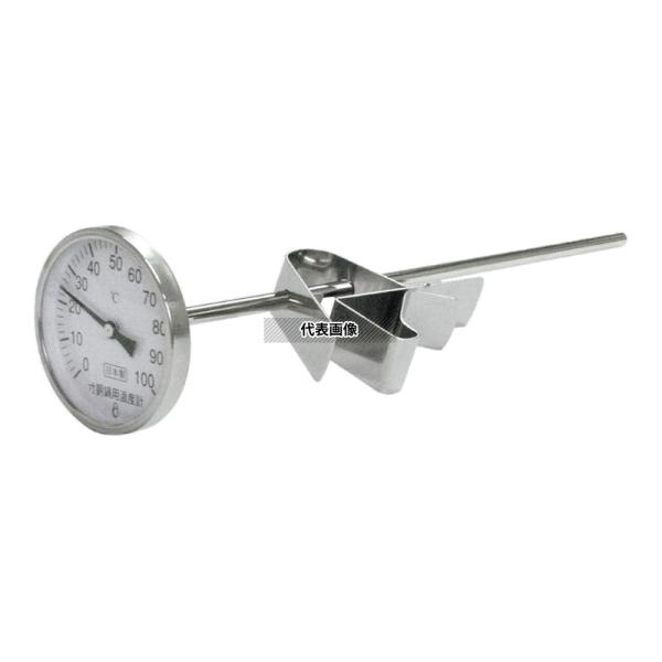(有)片力商事 スライドホルダー付 寸胴鍋用温度計 PY-250 φ62×250  温度計 No.3...
