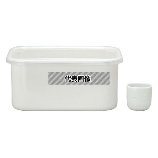 野田琺瑯 ホーローぬか漬け美人 (冷蔵庫用ヌカ床容器) TK-32 3.2L 255×160×H12...