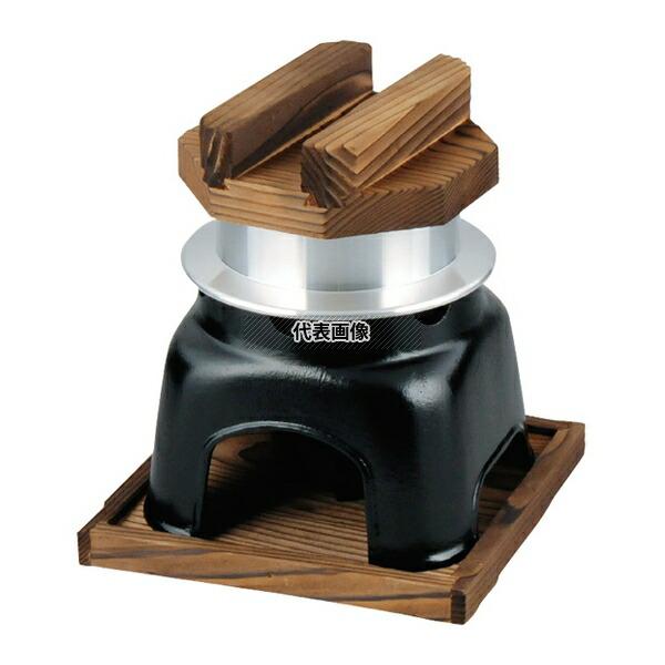 ミニ 釜飯かまどセット用 黒 火皿 70×70×H40  卓上鍋/焼物用品 No.5230330