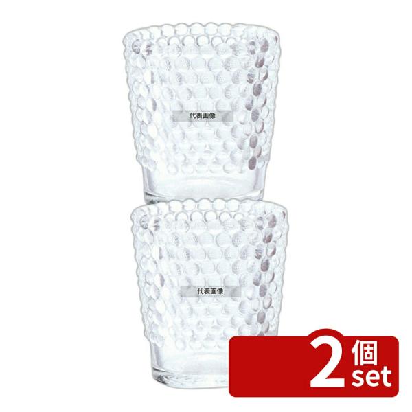 【2個セット】金光味噌 キャンドル ホビネルグラス S7740 C クリスタル φ62×H67  卓...