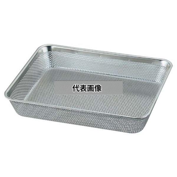 YUKIWA(三宝) UK 18-8(ステンレス) パンチ浅角バット 8枚取 406×290×H40...