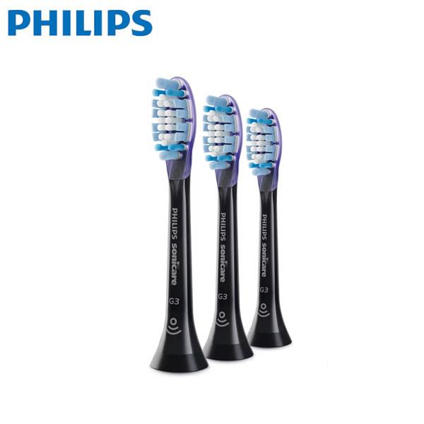 フィリップス ソニッケアー プレミアムガムケア ブラシヘッド レギュラー カラー：ブラック  HX9...