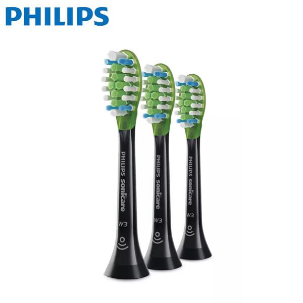 フィリップス ソニッケアー プレミアムホワイト ブラシヘッド レギュラー カラー：ブラック  HX9...