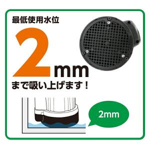 フローバル 清水用水中ポンプ PSP-100S...の詳細画像3